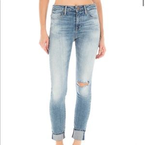 Fidelity Gwen Jeans High Rise Super Skinny Brand New Ripper Blue